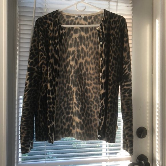 Sweaters - Cheetah Print Cardigan